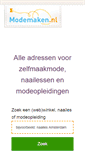 Mobile Screenshot of modemaken.nl
